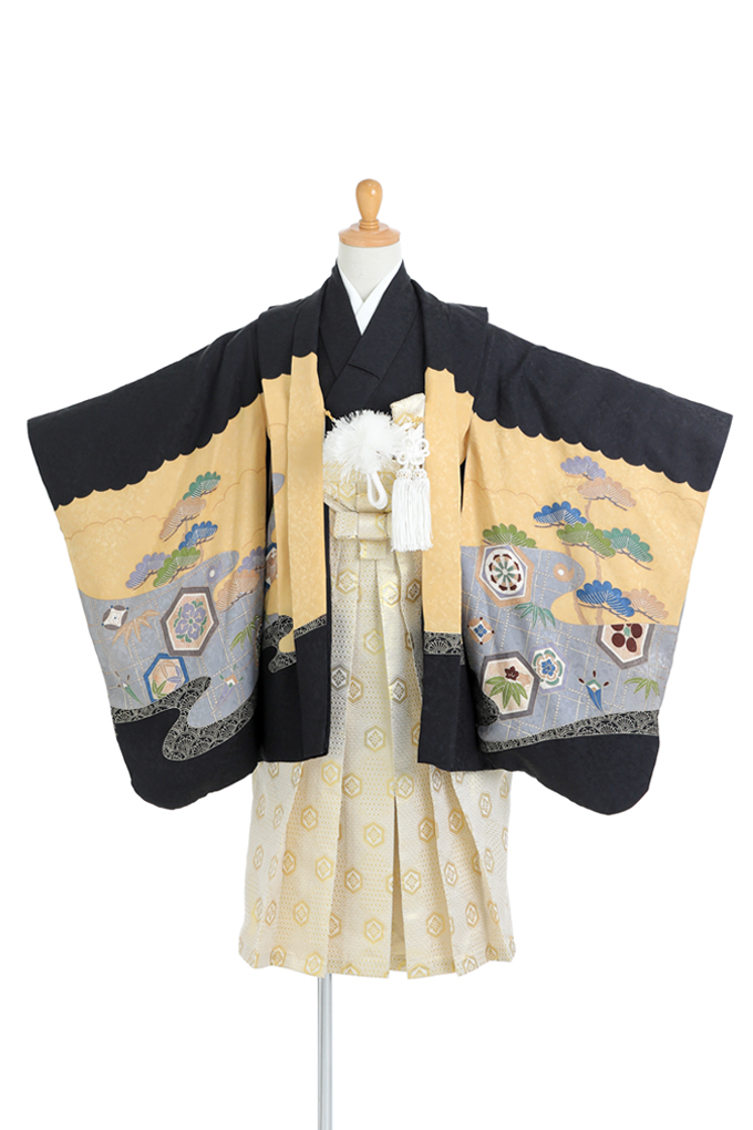 祥(黒)　白金袴