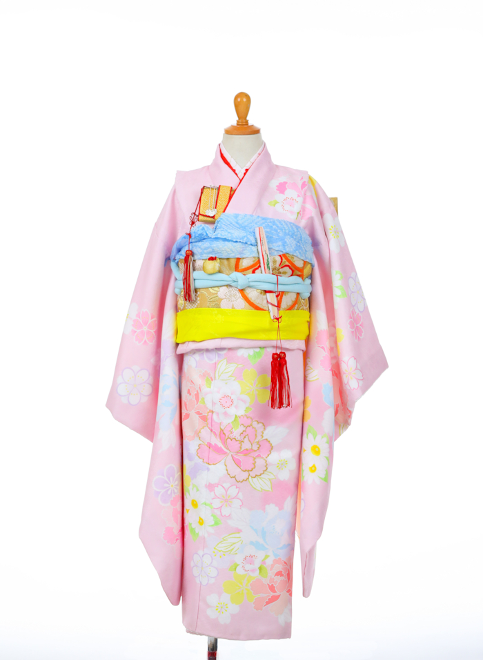 さくら色芍薬小菊
