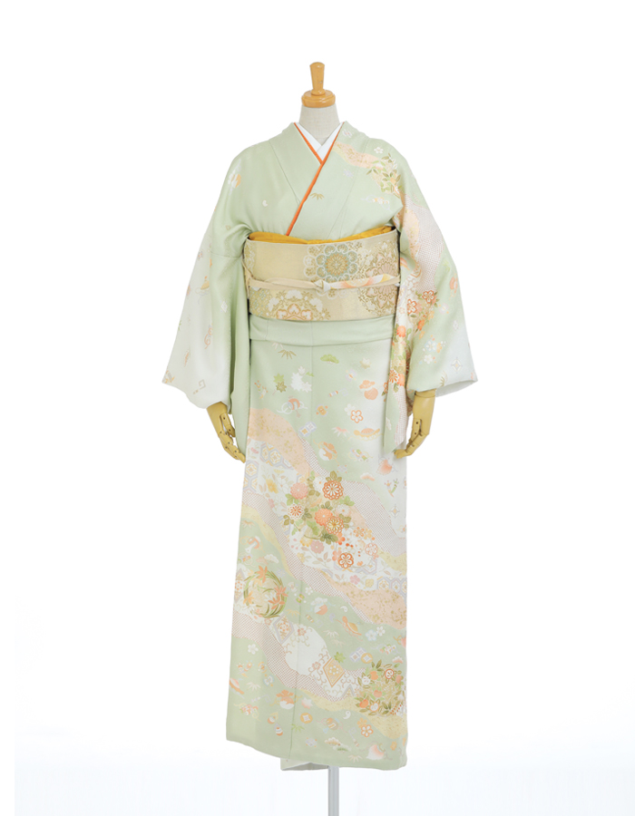 淡グリーン花輪りんどう